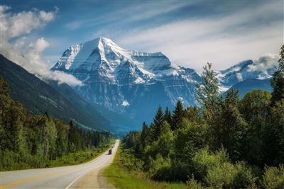 Auf dem Yellowhead Highway zum Mount Robson